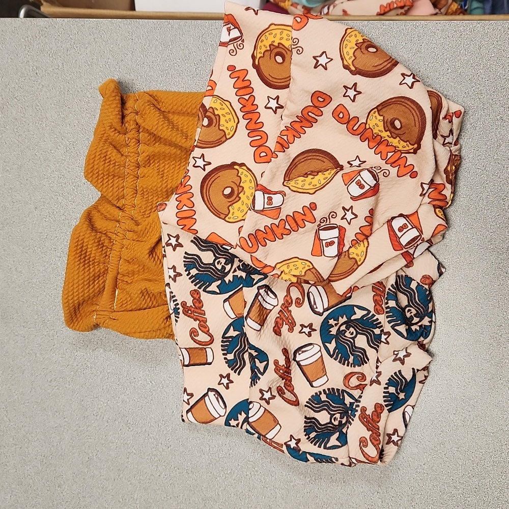 6 to 9 month Bummies. Set of 3.